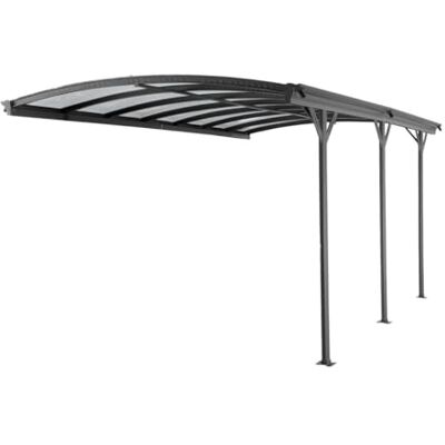 Unique -Estensione per tettoia pergola autoportante in alluminio per 1 auto L505xH239 cm 15,15 m² Antracite BARESA Unique -Estensione per tettoia pergola autoportante in alluminio per 1 auto L505xH239 cm 15,15 m² Antracite BARESA