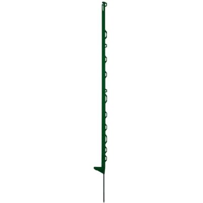 horizont Pali di recinzione da pascolo verde di plastica, 5 pezzi, pali di plastica alti 145 cm, con 12 ignelli per nastri, corde, fili, con un solo gradino horizont Pali di recinzione da pascolo verde di plastica, 5 pezzi, pali di plastica alti 145 cm, con 12 ignelli per nastri, corde, fili, con un solo gradino
