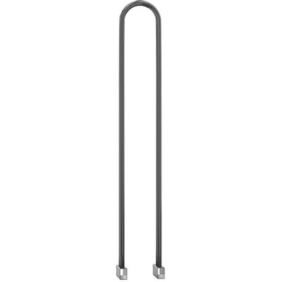 Alberts Supporto per legna da ardere, nero, in metallo, lunghezza 246 mm x 1510 mm Alberts Supporto per legna da ardere, nero, in metallo, lunghezza 246 mm x 1510 mm