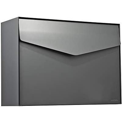 Renz MEFA Cassetta delle lettere con serratura di sicurezza, 312 x 430 x 178 mm, colore: Grigio basalto Renz MEFA Cassetta delle lettere con serratura di sicurezza, 312 x 430 x 178 mm, colore: Grigio basalto