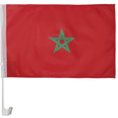 AZ FLAG Bandiera per Auto Marocco 45x30 cm Poliestere Mesh Ventosa Uso esterno bandiera per auto marocchina المغرب finitura cucita resistente all’esterno con asta in plastica poliestere a rete AZ FLAG Bandiera per Auto Marocco 45x30 cm Poliestere Mesh Ventosa Uso esterno bandiera per auto marocchina المغرب finitura cucita resistente all’esterno con asta in plastica poliestere a rete