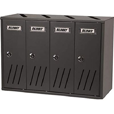 BLINKY Casellari Postali, Alu Antracite K4 Box, 42 x 17.5 x 30 cm BLINKY Casellari Postali, Alu Antracite K4 Box, 42 x 17.5 x 30 cm