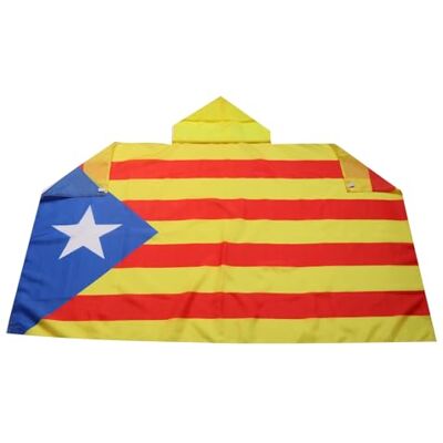 AZ FLAG Bandiera Catalogna Estelada 150 x 90 cm Mantello bandiera catalana indipendentista Cataluña 100% poliestere con maniche integrate Body Flag AZ FLAG Bandiera Catalogna Estelada 150 x 90 cm Mantello bandiera catalana indipendentista Cataluña 100% poliestere con maniche integrate Body Flag