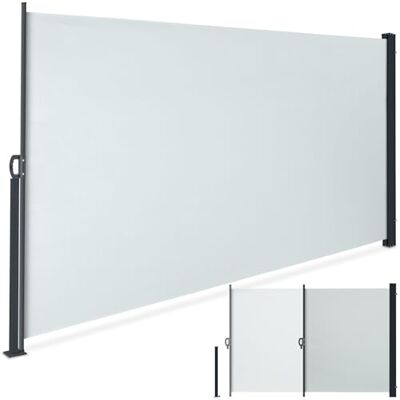 tectake ® Tenda Laterale Avvolgibile, Estensibile, 300 x 160 cm, Paravento da Esterno, Tenda Parasole Esterno, in Acciaio, per Giardino, Balcone e Terrazza, Frangivista Frangivento da Esterno Grigio tectake ® Tenda Laterale Avvolgibile, Estensibile, 300 x 160 cm, Paravento da Esterno, Tenda Parasole Esterno, in Acciaio, per Giardino, Balcone e Terrazza, Frangivista Frangivento da Esterno Grigio