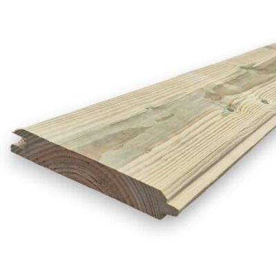 SUNWOOD Perline in Legno Pino da 150 cm, Impregnato in Autoclave Classe 4 per Esterni da 18mm, Larghezza 11,3 cm Recinzioni, Gazebo, Sottotetti, Casette SUNWOOD Perline in Legno Pino da 150 cm, Impregnato in Autoclave Classe 4 per Esterni da 18mm, Larghezza 11,3 cm Recinzioni, Gazebo, Sottotetti, Casette