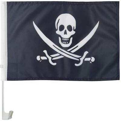 AZ FLAG Bandiera per Auto Pirata Jack Rackham 45x30 cm Ventosa Uso esterno bandiera per auto dei pirati finitura cucita resistente all’esterno con asta in plastica poliestere a rete AZ FLAG Bandiera per Auto Pirata Jack Rackham 45x30 cm Ventosa Uso esterno bandiera per auto dei pirati finitura cucita resistente all’esterno con asta in plastica poliestere a rete