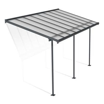 Palram Canopia by Pergola Sierra 2.3X4.5 m in Alluminio e Policarbonato, Moderna ed Elegante, per Coprire una Terrazza Tutto L'anno (Grigio) Palram Canopia by Pergola Sierra 2.3X4.5 m in Alluminio e Policarbonato, Moderna ed Elegante, per Coprire una Terrazza Tutto L'anno (Grigio)