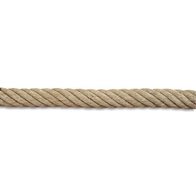Chapuis Bobina di corda a rampa in canapa 7 torons Ø 32 mm x 20 m Beige Chapuis Bobina di corda a rampa in canapa 7 torons Ø 32 mm x 20 m Beige