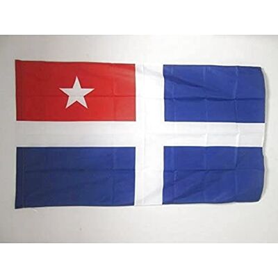 AZ FLAG Bandiera Stato cretese 1897-1913 90x60 cm Poliestere 100D Asola AZ FLAG Bandiera Stato cretese 1897-1913 90x60 cm Poliestere 100D Asola