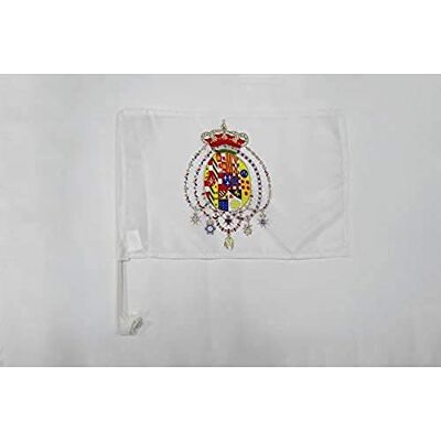 AZ FLAG Bandiera per Auto Regno delle Due Sicilie 1816 45x30 cm Ventosa Uso esterno bandiera per auto siciliana finitura cucita resistente all’esterno con asta in plastica poliestere a rete AZ FLAG Bandiera per Auto Regno delle Due Sicilie 1816 45x30 cm Ventosa Uso esterno bandiera per auto siciliana finitura cucita resistente all’esterno con asta in plastica poliestere a rete