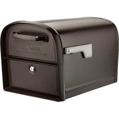 ARCHITECTURAL MAILBOXES Oasis 360 Supporto per palo, bronzo spazzolato, L ARCHITECTURAL MAILBOXES Oasis 360 Supporto per palo, bronzo spazzolato, L