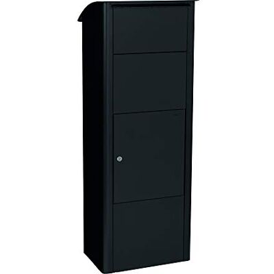 Renz Mefa Cassetta postale in legno di faggio con serratura, 1021 x 409 x 326 mm, colore: Nero Renz Mefa Cassetta postale in legno di faggio con serratura, 1021 x 409 x 326 mm, colore: Nero