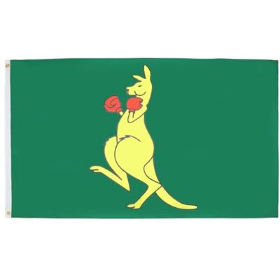 AZ FLAG BANDIERA BOXING KANGOUROU 250x150cm GRAN BANDIERA DEL CANGURO AUSTRALIA 150 x 250 cm Bandiere AZ FLAG BANDIERA BOXING KANGOUROU 250x150cm GRAN BANDIERA DEL CANGURO AUSTRALIA 150 x 250 cm Bandiere