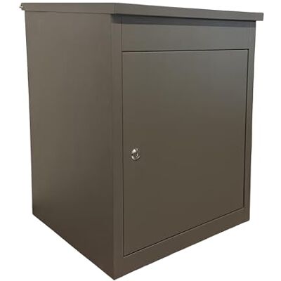 Relaxdays Cassetta Postale , 4 Chiavi, HxLxP: 56 x 45,5 x 44 cm, Ferro, per Montaggio a Pavimento e Muro, per pacchi. Relaxdays Cassetta Postale , 4 Chiavi, HxLxP: 56 x 45,5 x 44 cm, Ferro, per Montaggio a Pavimento e Muro, per pacchi.