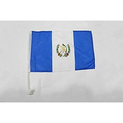 AZ FLAG Bandiera per Auto Guatemala 45x30cm BANDIERINA da Auto GUATEMALTECA 30 x 45 cm AZ FLAG Bandiera per Auto Guatemala 45x30cm BANDIERINA da Auto GUATEMALTECA 30 x 45 cm