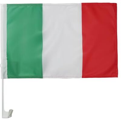 AZ FLAG Bandiera per Auto Italia 45x30cm Bandierina da Auto Italiana 30 x 45 cm, Car Flag AZ FLAG Bandiera per Auto Italia 45x30cm Bandierina da Auto Italiana 30 x 45 cm, Car Flag