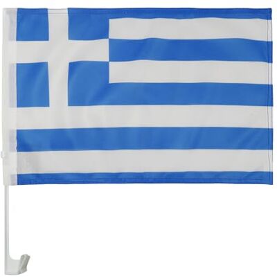 AZ FLAG Bandiera per Auto Grecia 45x30 cm Greca Poliestere Mesh Ventosa Uso esterno bandiera per auto Ελλάδα finitura cucita resistente all’esterno con asta in plastica poliestere a rete AZ FLAG Bandiera per Auto Grecia 45x30 cm Greca Poliestere Mesh Ventosa Uso esterno bandiera per auto Ελλάδα finitura cucita resistente all’esterno con asta in plastica poliestere a rete