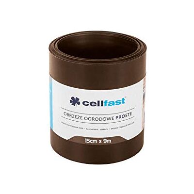 Cellfast Bordo Giardino Dritto Diverse Lunghezze e Colori (15cm x 9m, Marrone) Cellfast Bordo Giardino Dritto Diverse Lunghezze e Colori (15cm x 9m, Marrone)