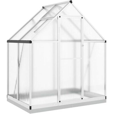 vidaXL Telaio Serra con Base Argento 169x114x202 cm in Alluminio vidaXL Telaio Serra con Base Argento 169x114x202 cm in Alluminio