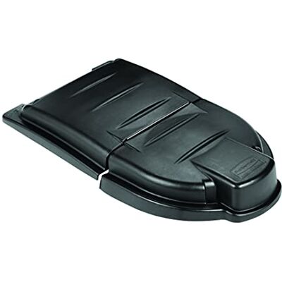 Rubbermaid Commercial Products FG9W7200 Coperchio per PortaRifiuti Mobile, Nero Rubbermaid Commercial Products FG9W7200 Coperchio per PortaRifiuti Mobile, Nero