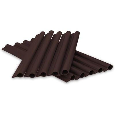 COVER IT Clip di Fissaggio per Recinzione PVC Esterno Marrone, 40 Pezzi Clip di fissaggio per pannelli e strisce frangivista in PVC, adatte a recinzioni e ringhiere da esterno COVER IT Clip di Fissaggio per Recinzione PVC Esterno Marrone, 40 Pezzi Clip di fissaggio per pannelli e strisce frangivista in PVC, adatte a recinzioni e ringhiere da esterno