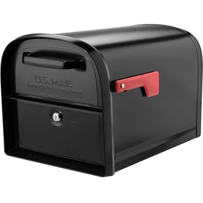 ARCHITECTURAL MAILBOXES Oasis 360 Supporto per montante, nero, L ARCHITECTURAL MAILBOXES Oasis 360 Supporto per montante, nero, L