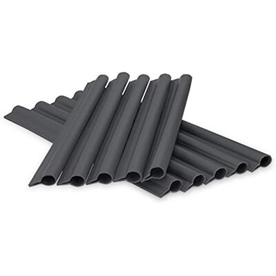 COVER IT Clip di Fissaggio per Recinzione PVC Esterno Grafite, 40 Pezzi Clip di fissaggio per pannelli e strisce frangivista in PVC, adatte a recinzioni e ringhiere da esterno COVER IT Clip di Fissaggio per Recinzione PVC Esterno Grafite, 40 Pezzi Clip di fissaggio per pannelli e strisce frangivista in PVC, adatte a recinzioni e ringhiere da esterno