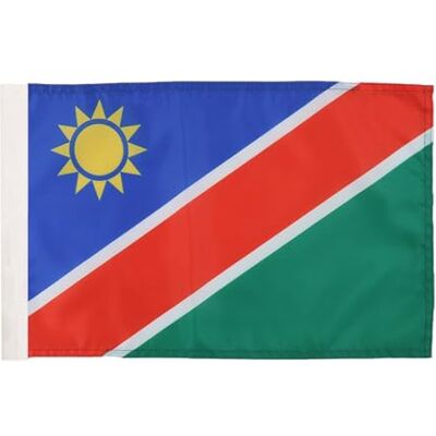 AZ FLAG Bandiera Namibia 45x30 cm Stendardo Namibiana Poliestere 100D Asola AZ FLAG Bandiera Namibia 45x30 cm Stendardo Namibiana Poliestere 100D Asola