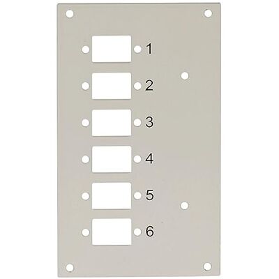 Techly Professional 109825 Pannello Frontale 6 Connessioni SC-Simplex per Box Ottico Grigio Techly Professional 109825 Pannello Frontale 6 Connessioni SC-Simplex per Box Ottico Grigio