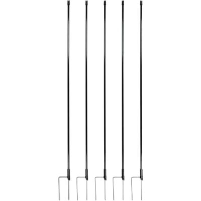 horizont strongLinea i pali aggiuntivi per reti a 120 cm da terra, lunghezza totale 135 cm, 5 pezzi, pali in fibra di vetro con doppia punta, neri, pali aggiuntivi per reti da pascolo horizont strongLinea i pali aggiuntivi per reti a 120 cm da terra, lunghezza totale 135 cm, 5 pezzi, pali in fibra di vetro con doppia punta, neri, pali aggiuntivi per reti da pascolo