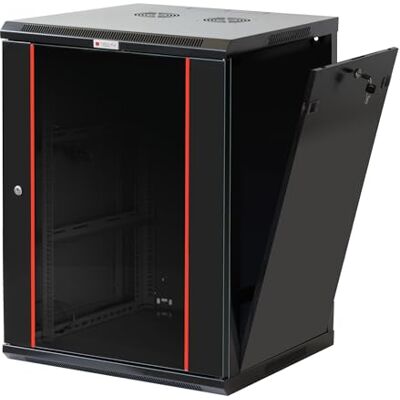 Techly Professional 620690 Armadio Rack 19" a Muro 20 unità Sezione Unica Prof. 450mm Nero Nero Techly Professional 620690 Armadio Rack 19" a Muro 20 unità Sezione Unica Prof. 450mm Nero Nero