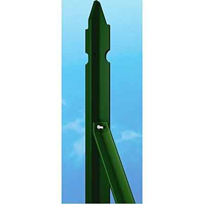 ITALFROM Saetta a L in Ferro Plastificato Verde Altezza 200 cm per Sostegno Paletti Recinzione ITALFROM Saetta a L in Ferro Plastificato Verde Altezza 200 cm per Sostegno Paletti Recinzione