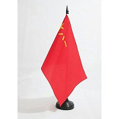 AZ FLAG Bandiera da Tavolo Esercito Popolare di Liberazione di 21x14 cm Esercito Popolare di Liberazione di Cina Uso interno bandiera da tavolo dell'Armata Rossa Cinese poliestere 100D AZ FLAG Bandiera da Tavolo Esercito Popolare di Liberazione di 21x14 cm Esercito Popolare di Liberazione di Cina Uso interno bandiera da tavolo dell'Armata Rossa Cinese poliestere 100D