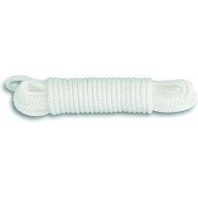 Chapuis Corda intrecciata in poliammide 1,5 T Diametro 10 mm Lunghezza 10 m Bianco Chapuis Corda intrecciata in poliammide 1,5 T Diametro 10 mm Lunghezza 10 m Bianco