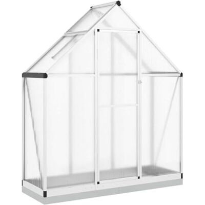 vidaXL Telaio Serra con Base Argento 169x58x202 cm in Alluminio vidaXL Telaio Serra con Base Argento 169x58x202 cm in Alluminio