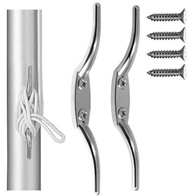 Anley 2 PZ Ganci Per Tacchette Drizza Corda Argento Asta Per Bandiera 6 Pollici In Lega Di Zinco Antiruggine Viti Di Montaggio Incluse Anley 2 PZ Ganci Per Tacchette Drizza Corda Argento Asta Per Bandiera 6 Pollici In Lega Di Zinco Antiruggine Viti Di Montaggio Incluse