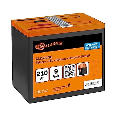 Gallagher Batteria Alcalina 9V/210Ah (190x125x160mm) Gallagher Batteria Alcalina 9V/210Ah (190x125x160mm)