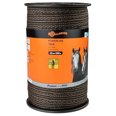Gallagher Nastro PowerLine 40mm terra 200m Gallagher Nastro PowerLine 40mm terra 200m