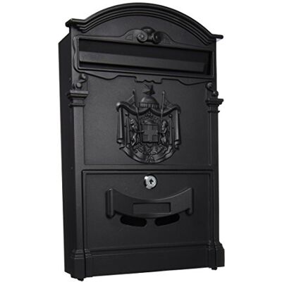 BLINKY Residencia Cassetta per Lettere, 26x9x41, Nero BLINKY Residencia Cassetta per Lettere, 26x9x41, Nero