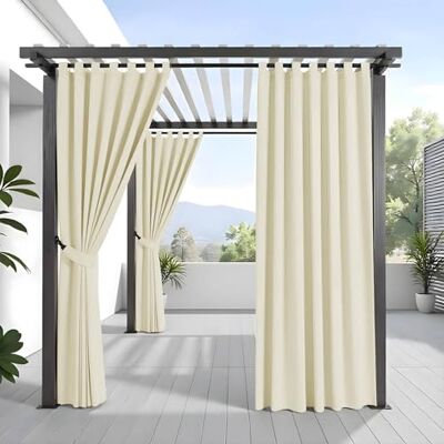 Morbidissimi Tenda Gazebo Idrorepellente e Resistente, Tenda Da Esterno 140x270 cm per Gazebo, Dotata di Passanti con Chiusura a Strappo, 100% Made in Italy Panna Morbidissimi Tenda Gazebo Idrorepellente e Resistente, Tenda Da Esterno 140x270 cm per Gazebo, Dotata di Passanti con Chiusura a Strappo, 100% Made in Italy Panna