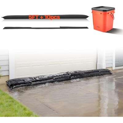 VEVOR Barriera Antiallagamento Set di Sacco di Sabbia Senza Sabbia 153x21 cm per Protezione Antiallagamento Sacchi contro Allagamento per Porte Garage Officina Cantina Set di Sacco 10 pezzi VEVOR Barriera Antiallagamento Set di Sacco di Sabbia Senza Sabbia 153x21 cm per Protezione Antiallagamento Sacchi contro Allagamento per Porte Garage Officina Cantina Set di Sacco 10 pezzi