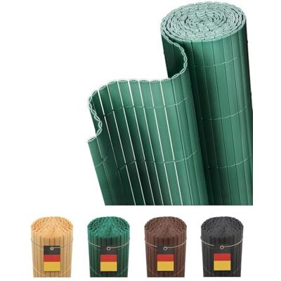paramondo Canniccio PVC Recinzione Frangivista Triplo Rinforzo Paravista, Resistente ai Raggi UV Resistente, Impermeabile, Protettivo Frangivento per Giardino, Balcone & Terrazza, 180 x 300 cm, Verde paramondo Canniccio PVC Recinzione Frangivista Triplo Rinforzo Paravista, Resistente ai Raggi UV Resistente, Impermeabile, Protettivo Frangivento per Giardino, Balcone & Terrazza, 180 x 300 cm, Verde