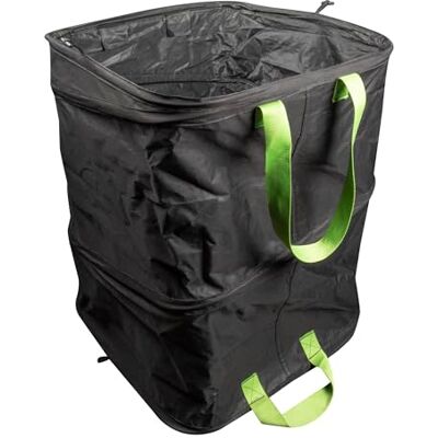 Windhager Sacco per rifiuti da giardino pop-up SQUARE, capacità 180 litri, quadrato, sacco per rifiuti verdi, sacco da giardino, sacco per foglie, resistente agli strappi Windhager Sacco per rifiuti da giardino pop-up SQUARE, capacità 180 litri, quadrato, sacco per rifiuti verdi, sacco da giardino, sacco per foglie, resistente agli strappi
