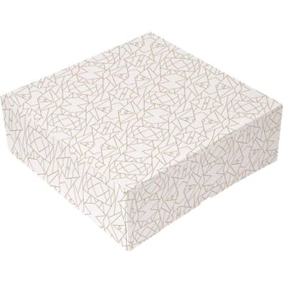 Garcia de Pou 50 pezzi Scatole Pasticceria senza Finestra 'Thepack' 250 G/M2 30 x 30 x 8 cm Bianco Cartone Ondulato Nano-Micro Garcia de Pou 50 pezzi Scatole Pasticceria senza Finestra 'Thepack' 250 G/M2 30 x 30 x 8 cm Bianco Cartone Ondulato Nano-Micro