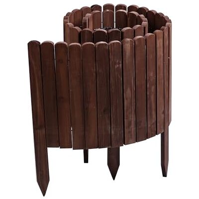Gartenwelt Riegelsberger Marrone Lunghezza 203 cm Altezza Recinzione 40 cm Recinzione in Legno Bordatura Prato Abete Gartenwelt Riegelsberger Marrone Lunghezza 203 cm Altezza Recinzione 40 cm Recinzione in Legno Bordatura Prato Abete