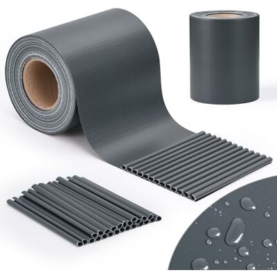 jarolift PVC Strisce Frangivista per Recinzione, Impermeabile, Frangivento, Incluse 25 Clip di Fissaggio, Rotolo 40 m x 19 cm, Antracite jarolift PVC Strisce Frangivista per Recinzione, Impermeabile, Frangivento, Incluse 25 Clip di Fissaggio, Rotolo 40 m x 19 cm, Antracite