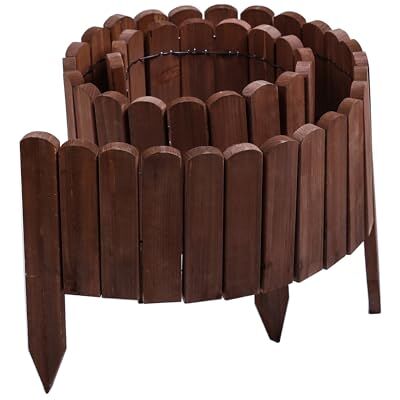 Gartenwelt Riegelsberger Marrone Lunghezza 203 cm Altezza recinzione 20 cm Recinzione in legno per taglio erba Bordo del prato Legno di abete Gartenwelt Riegelsberger Marrone Lunghezza 203 cm Altezza recinzione 20 cm Recinzione in legno per taglio erba Bordo del prato Legno di abete