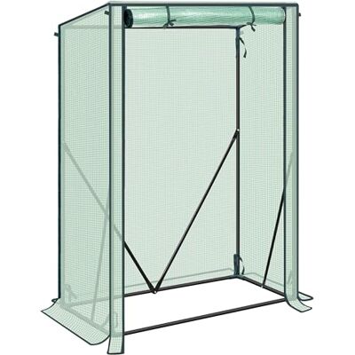 WOLTU Serra Giardino Tipi, Porta Avvolgibile, 100x50x150/136cm, Verde WOLTU Serra Giardino Tipi, Porta Avvolgibile, 100x50x150/136cm, Verde