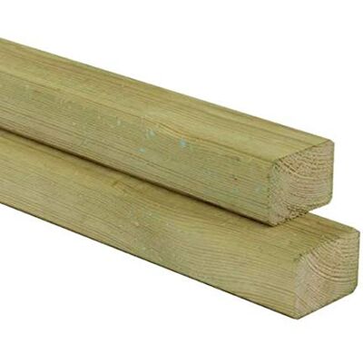 Gartenwelt Riegelsberger Pali in legno di pino impregnato, 40 x 70 mm, lunghezza 80 cm, 4 lati piallati lisci Gartenwelt Riegelsberger Pali in legno di pino impregnato, 40 x 70 mm, lunghezza 80 cm, 4 lati piallati lisci