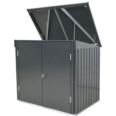 Tepro Scatola universale Store Midi, antracite, dimensioni: 157,5 x 105 x 134 cm Tepro Scatola universale Store Midi, antracite, dimensioni: 157,5 x 105 x 134 cm